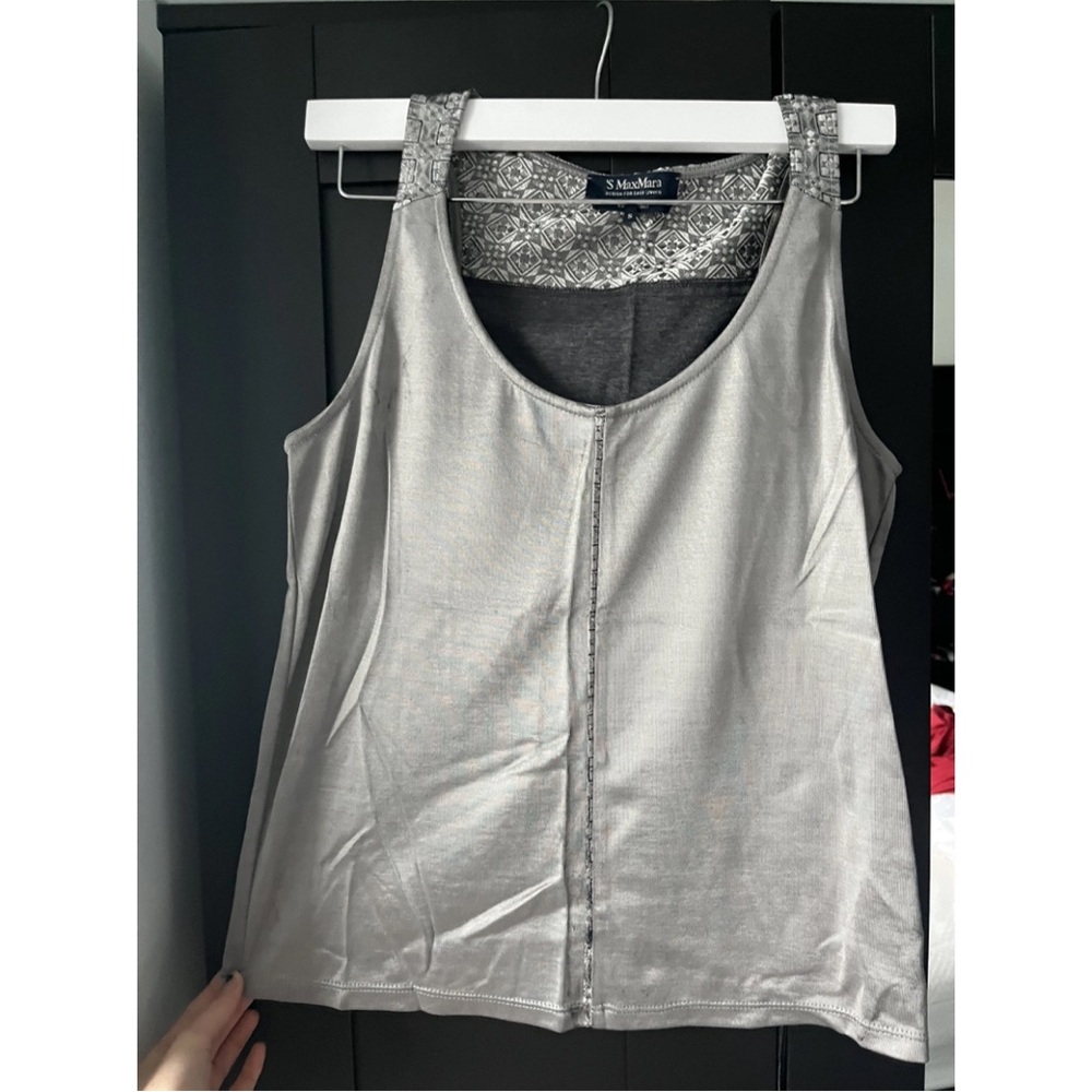 Metallic maxmara top